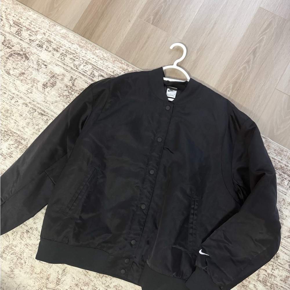 Nike Black Varsity Bomber Jacket